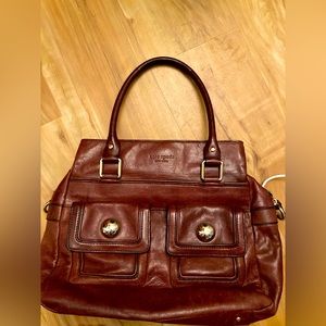 Kate Spade brown leather bag! In excellent condition, barely used